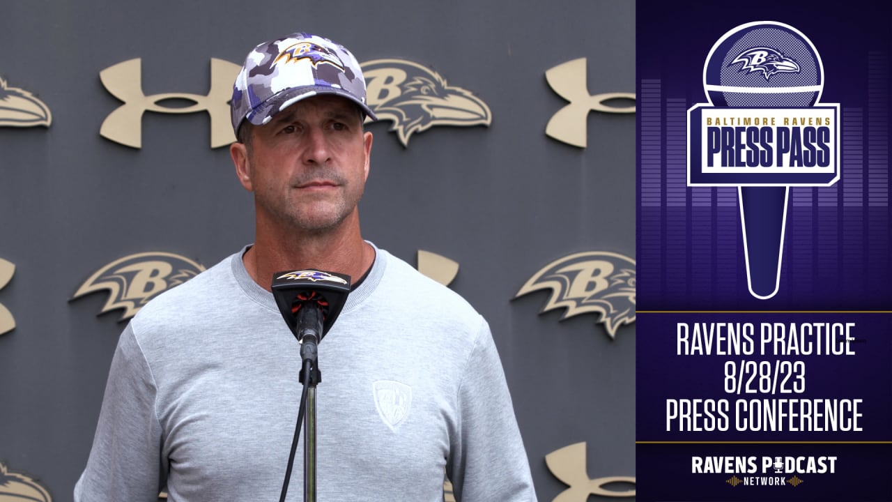 John Harbaugh & Players: Ravens Practice 9/27 Press Conferences