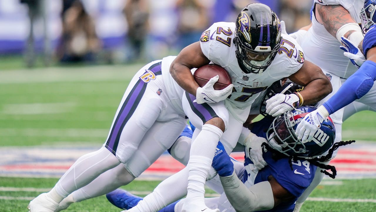 J.K. Dobbins Held Out in New York After Knee ‘Tightens Up’