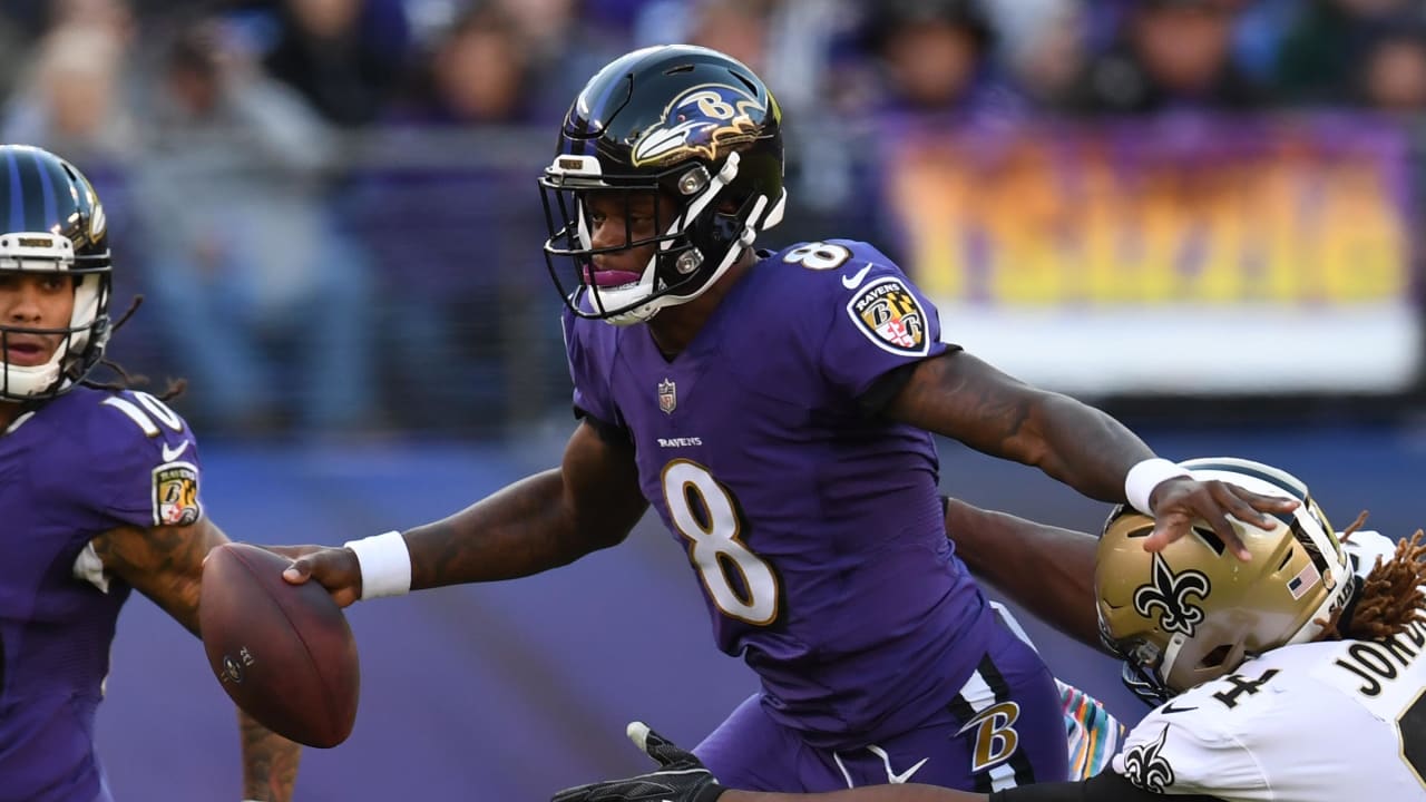 Highlight Lamar Jackson Scores His First Career Touchdown