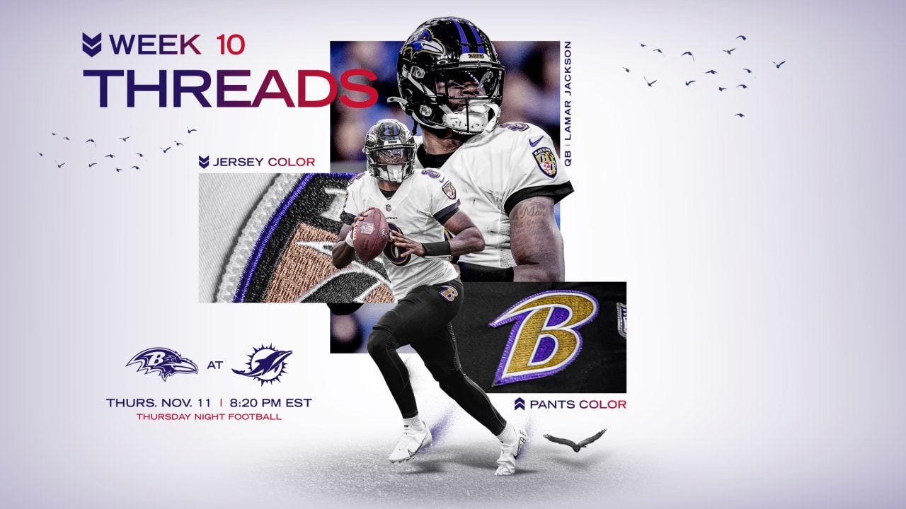 Ravens Break Out Color Rush Uniforms for Big Game vs. Bills