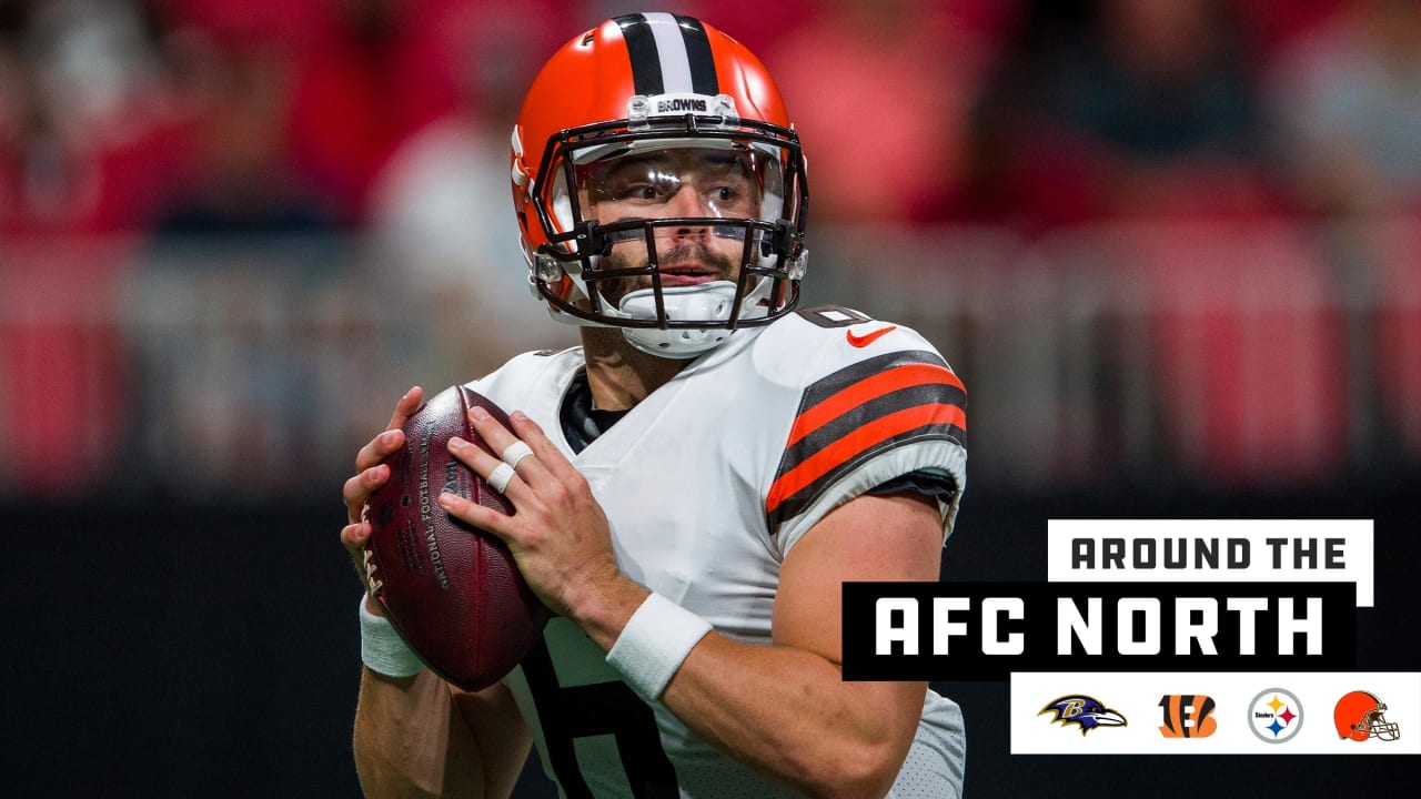 Afc North American Football Conference Nfl National Football League Baker Mayfield Cleveland Browns Pittsburgh Steelers Cincinnati Bengals