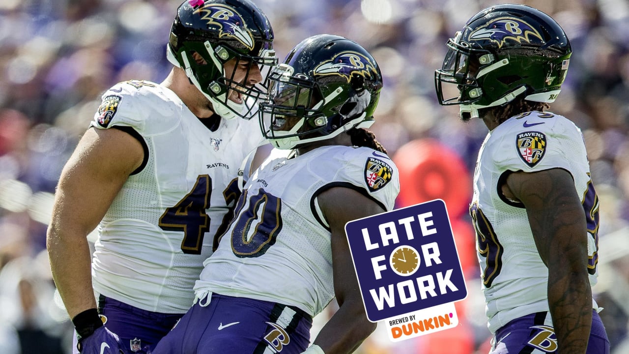 Late For Work 9 18 Ravens Crack Top Five Of Power Rankings