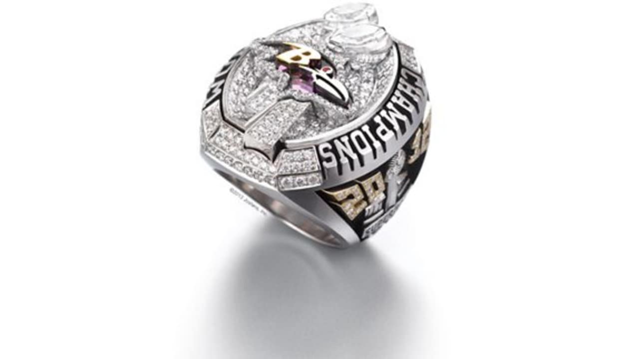 Super Bowl XLVII Champions Ravens Personalized Men's Ring