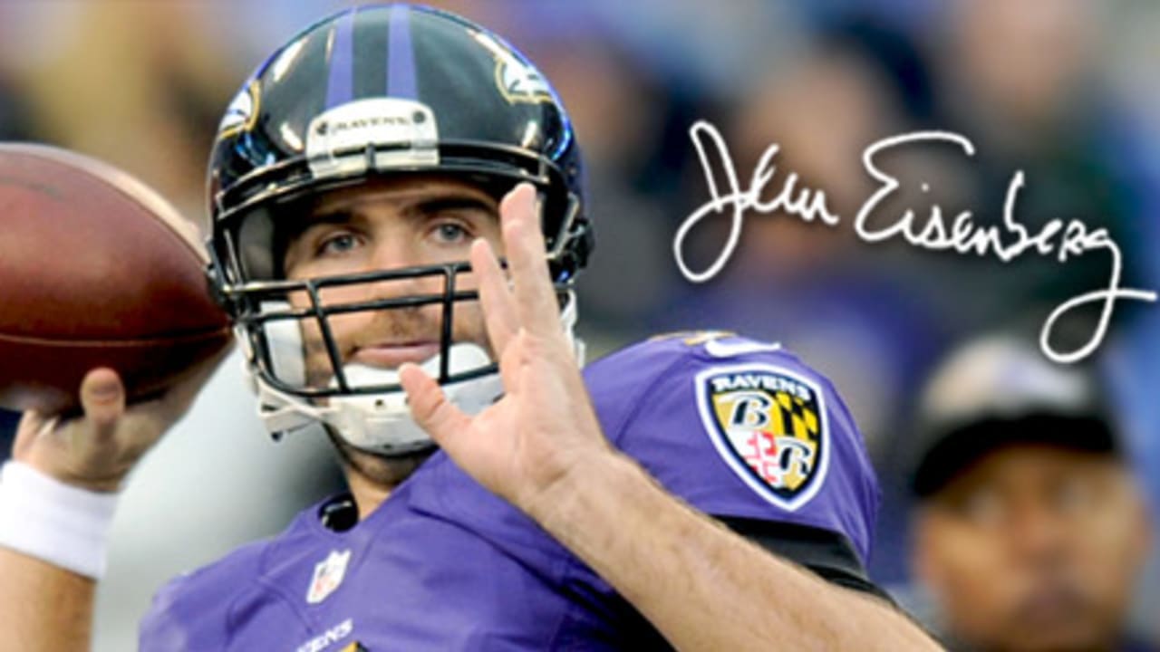 NFL Auction  Crucial Catch - Ravens Joe Flacco Game Issued jersey