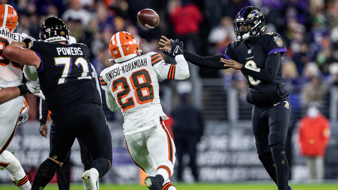 Cleveland Browns 10-16 Baltimore Ravens: Lamar Jackson overcomes