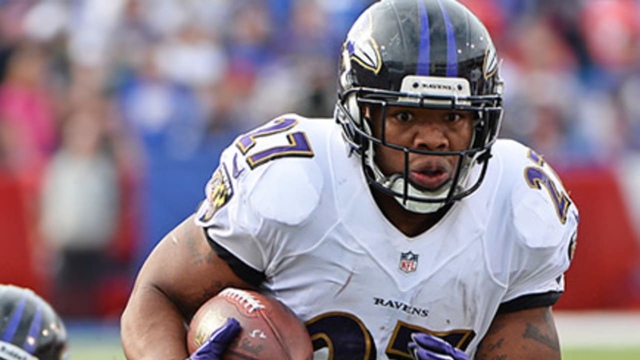 Baltimore Ravens running back Ray Rice injured on non-contact play