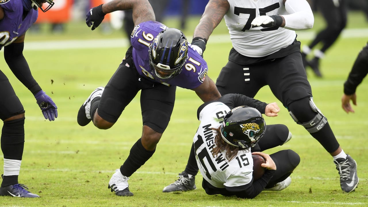 Jacksonville Jaguars at Baltimore Ravens, Week 15, December 20, M&T Bank  Stadium, Yannick Ngakoue