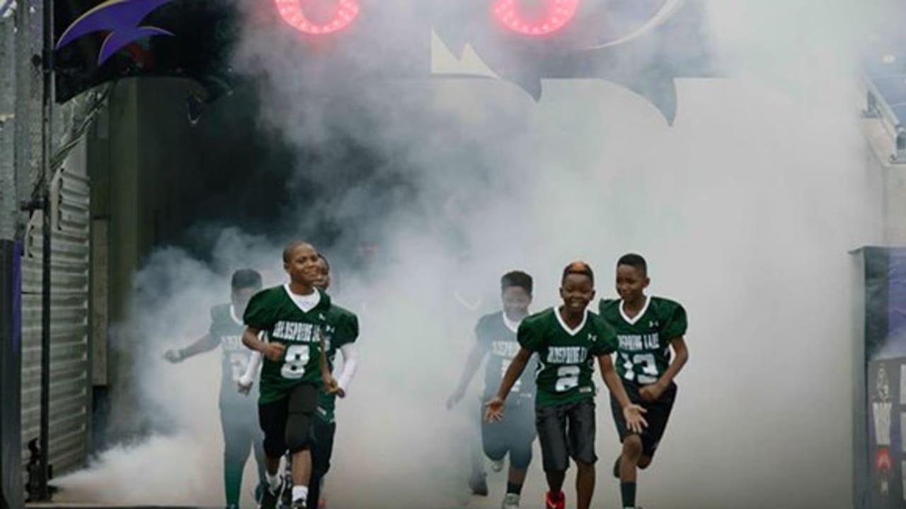 Kids Light Up With New Football Gear From Ravens 