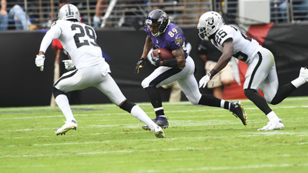 Jalen Richard's Huge Punt Return Sets Up Seth Roberts' TD Catch!, Raiders  vs. Ravens