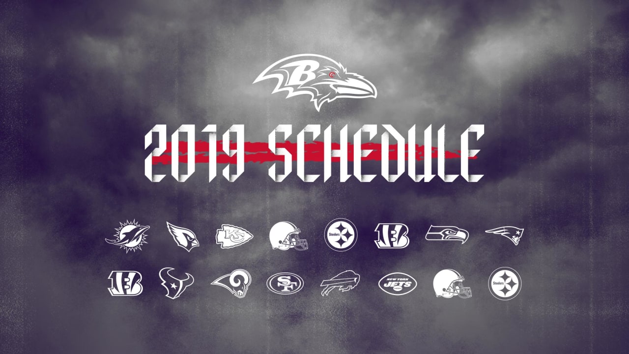 Ravens 2019 Schedule \u0026 Five Biggest 