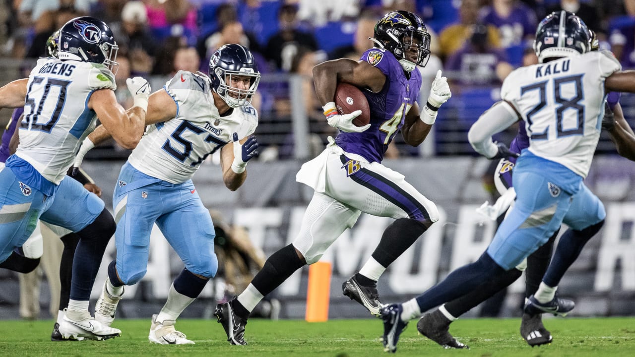 nfl football tennessee titans at baltimore ravens