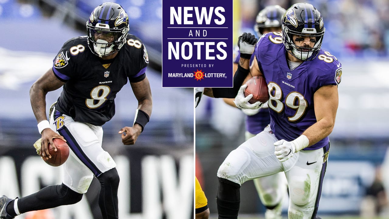 News & Notes: Health Updates on Lamar Jackson, Mark Andrews