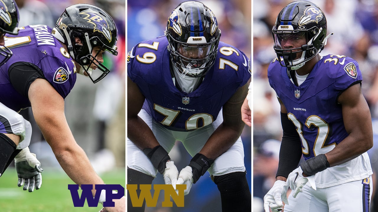 Ronnie Stanley, Tyler Linderbaum, Marcus Williams and Gus Edwards back at  practice for the Ravens