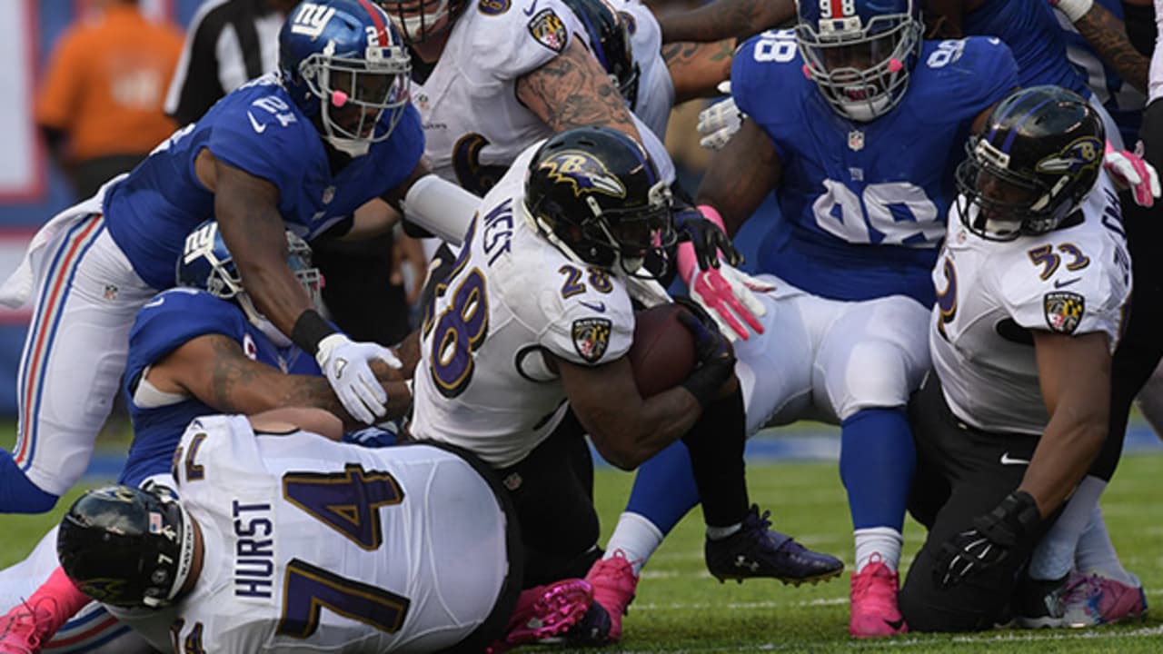 Beckham's career day, late 66-yard TD lead Giants past Ravens 27-23