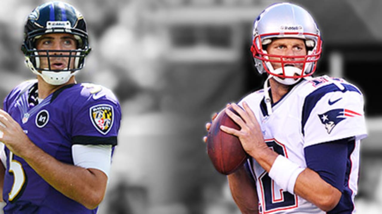 Ravens vs. Patriots: 2012 AFC Championship, Joe Flacco vs. Tom Brady