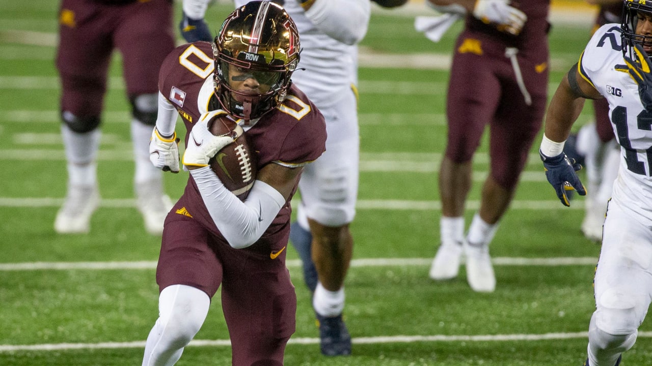 2021 NFL Draft: Wide Receiver Rashod Bateman, Minnesota, 27th Overall Pick