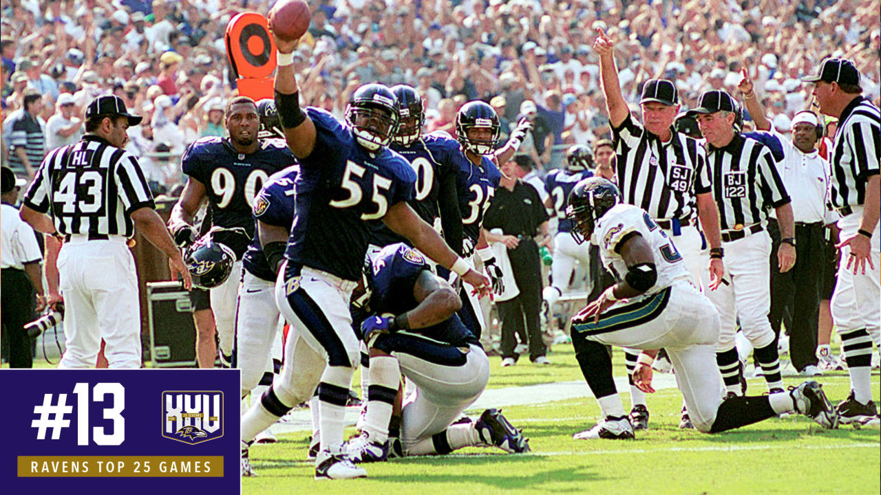 No. 13: Sept. 10, 2000 – Ravens 39, Jaguars 36