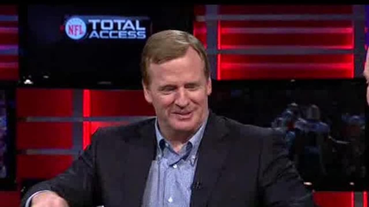 NFL commissioner Roger Goodell joins NFL Network's Rich Eisen