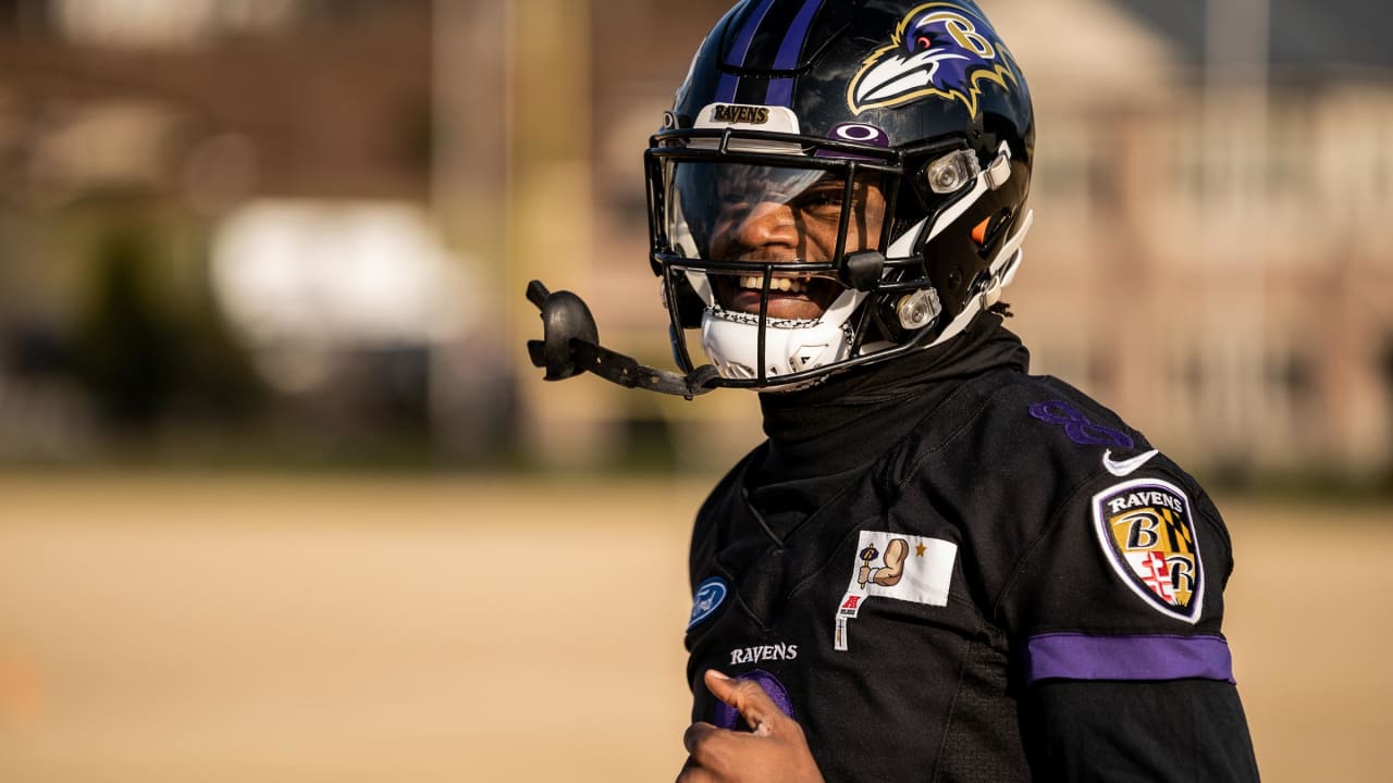 lamar jackson practice jersey