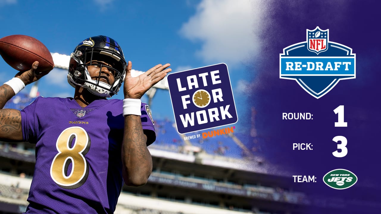 Late for Work 4/11: 2018 Re-Draft Has Lamar Jackson Going Third