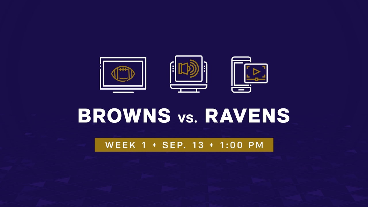 Here's How To Watch Ravens vs Browns Live Streams@