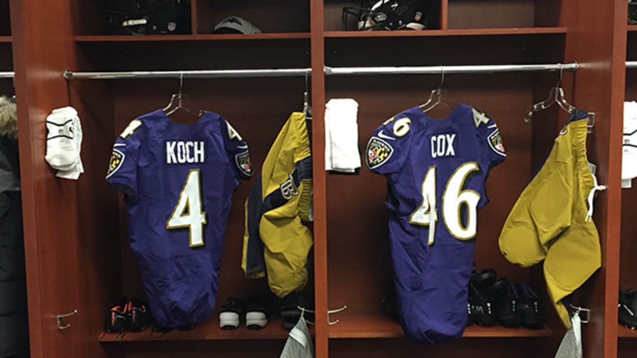 Ravens Wearing Gold Pants, Purple Jerseys Sunday