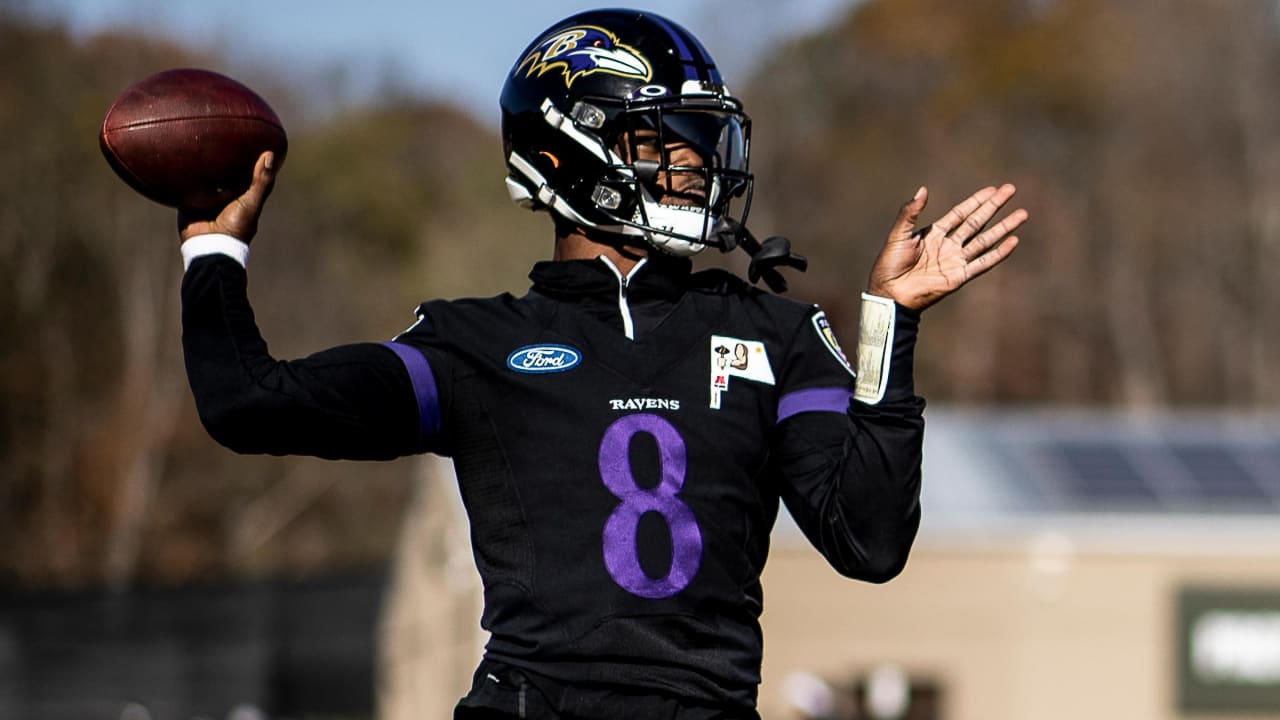 lamar jackson practice jersey