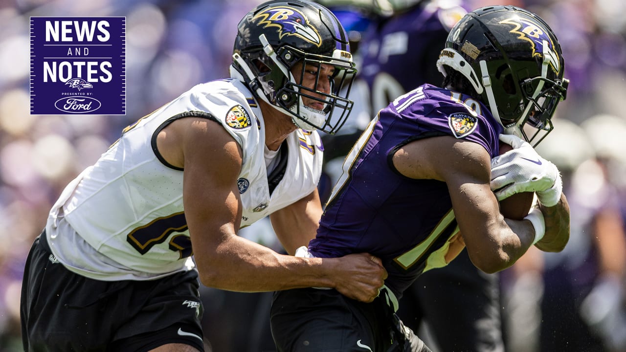 Ravens' Kyle Hamilton out of practice Wednesday with back injury