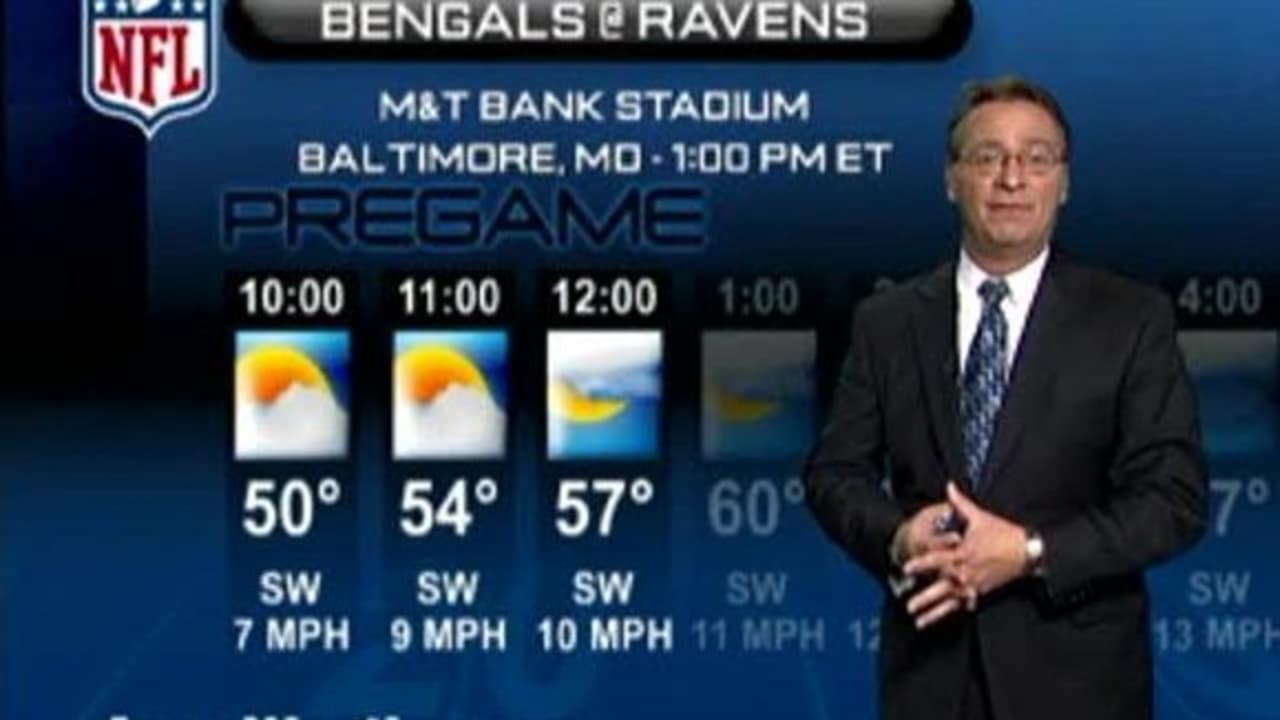 NFL Weather Report: Week 2 Features Rain For Bengals v Ravens