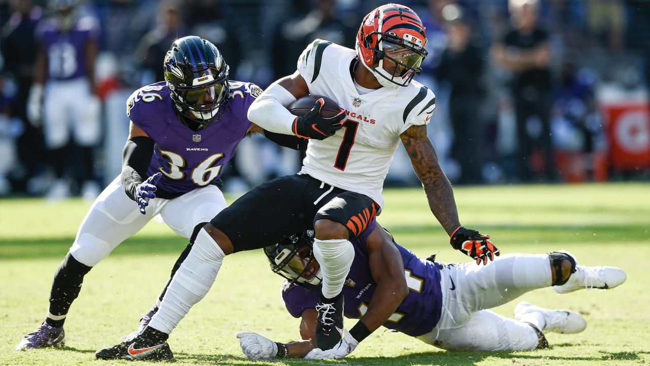 Bengals Rookie Ja'Marr Chase Explodes on Ravens Defense