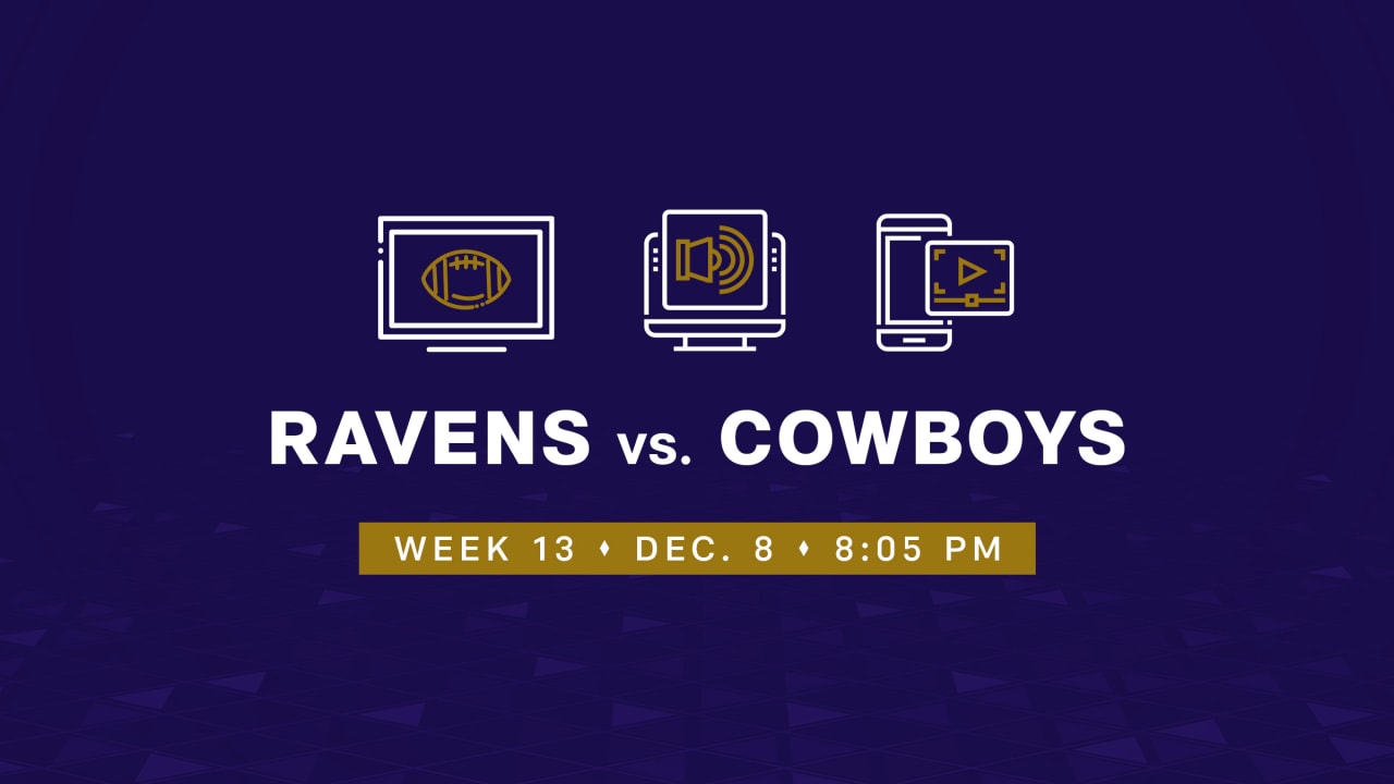 Baltimore Ravens vs. Dallas Cowboys free live stream Tuesday night