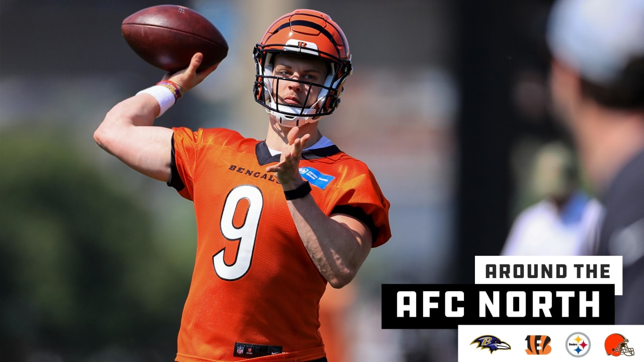 Joe Burrow participates in Day 1 of Bengals OTAs