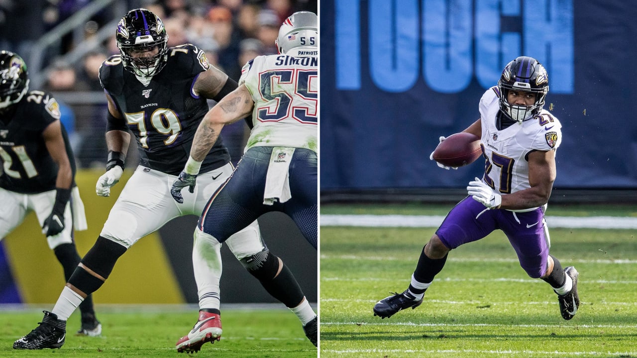 Photo: Baltimore Ravens' Derrick Martin warms-up prior to his game