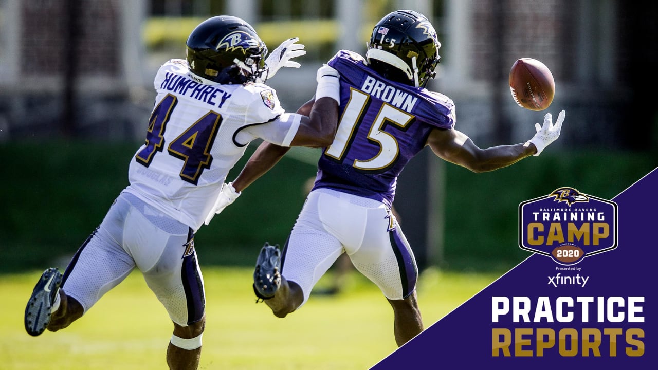 Marquise Brown And Fortnite Will Smith Practice Report Marquise Brown Keeps Scoring Long Touchdowns