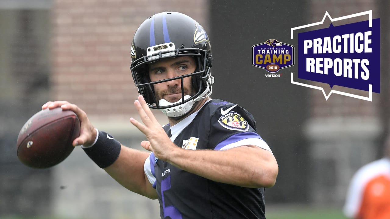 Practice Report 7/22: Joe Flacco Looks 'Fantastic' in His First Full  Practice