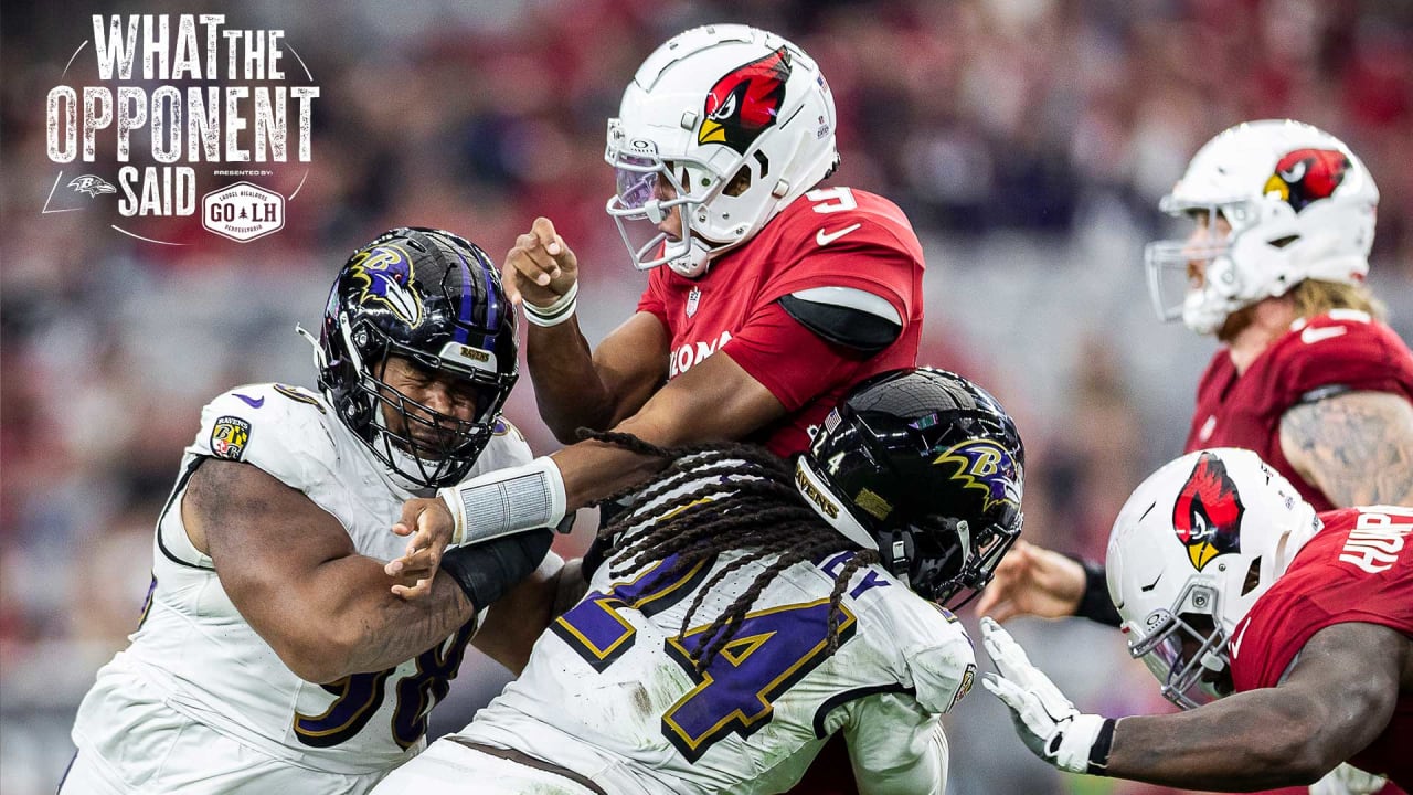 What the Cardinals Said After Loss to Ravens, Week 8