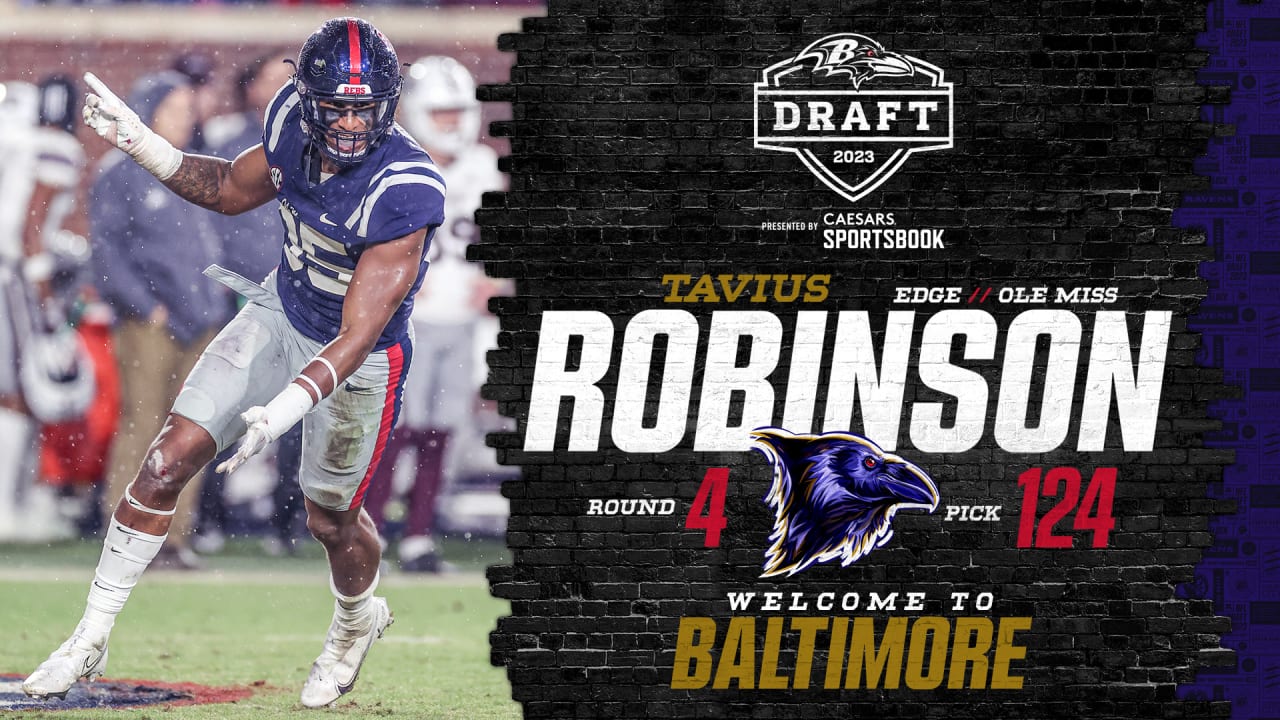 Tavius Robinson Selected By Ravens in Fourth Round