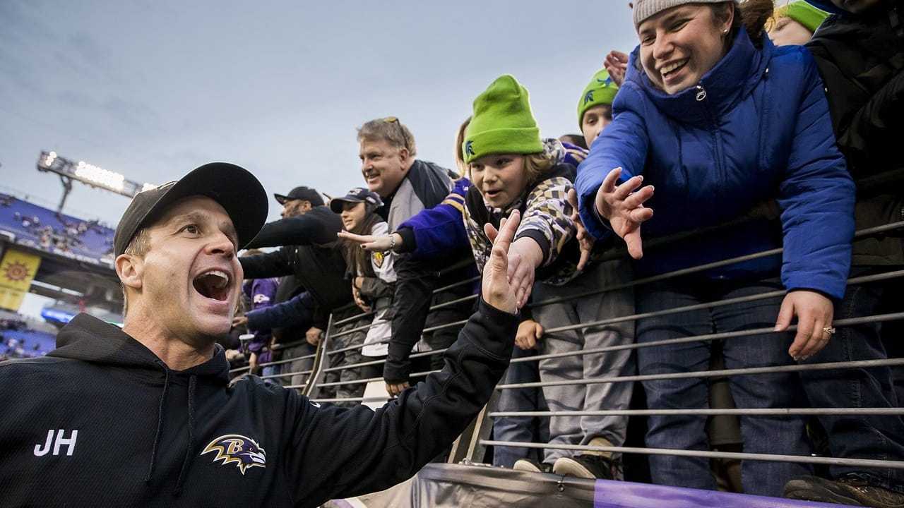 Baltimore Ravens HC John Harbaugh honored with birthday tribute