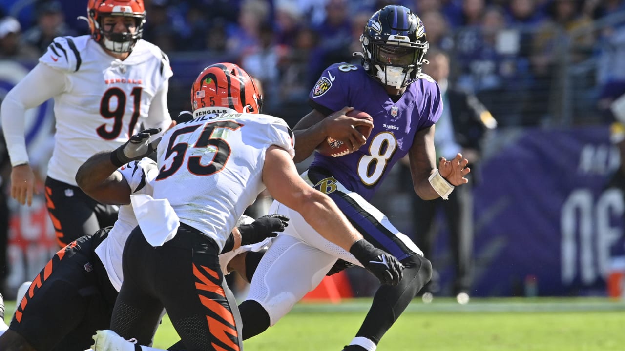 Cincinnati Bengals Vs Baltimore Ravens, Week 7, October 24, 2021 ...