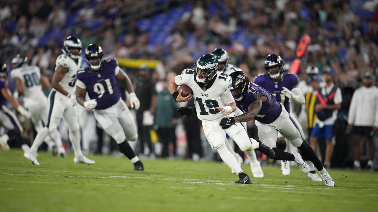 Philadelphia Eagles Get Glimpse of New Weapons in Preseason Loss to  Baltimore Ravens - Sports Illustrated Philadelphia Eagles News, Analysis  and More