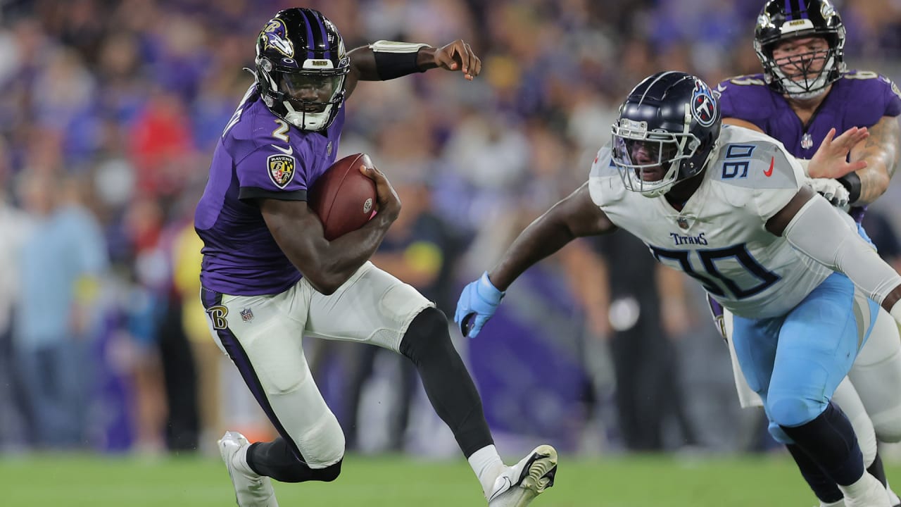 Hightlight: Ravens QB Tyler Huntley drone strike in Pro Bowl skills