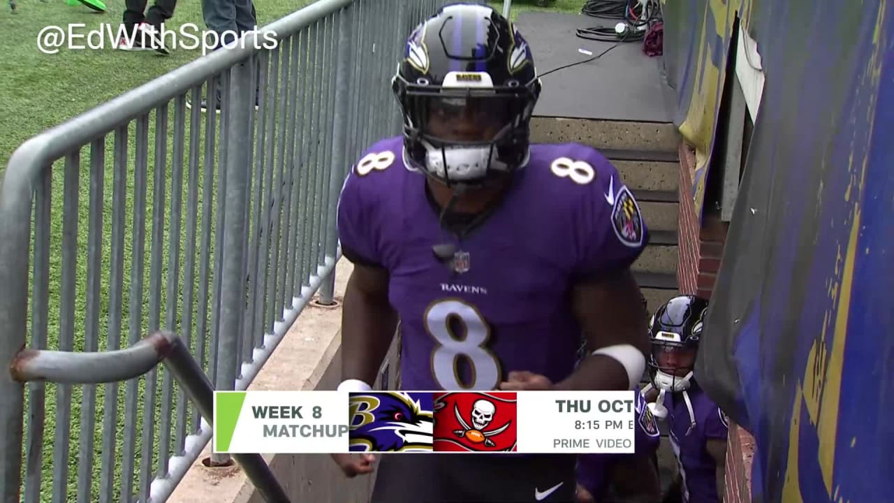 Ravens vs. Bucs Week 8  Thursday Night Football Game Trailer