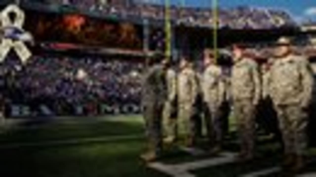 John Harbaugh and Baltimore Ravens Honor Military Service