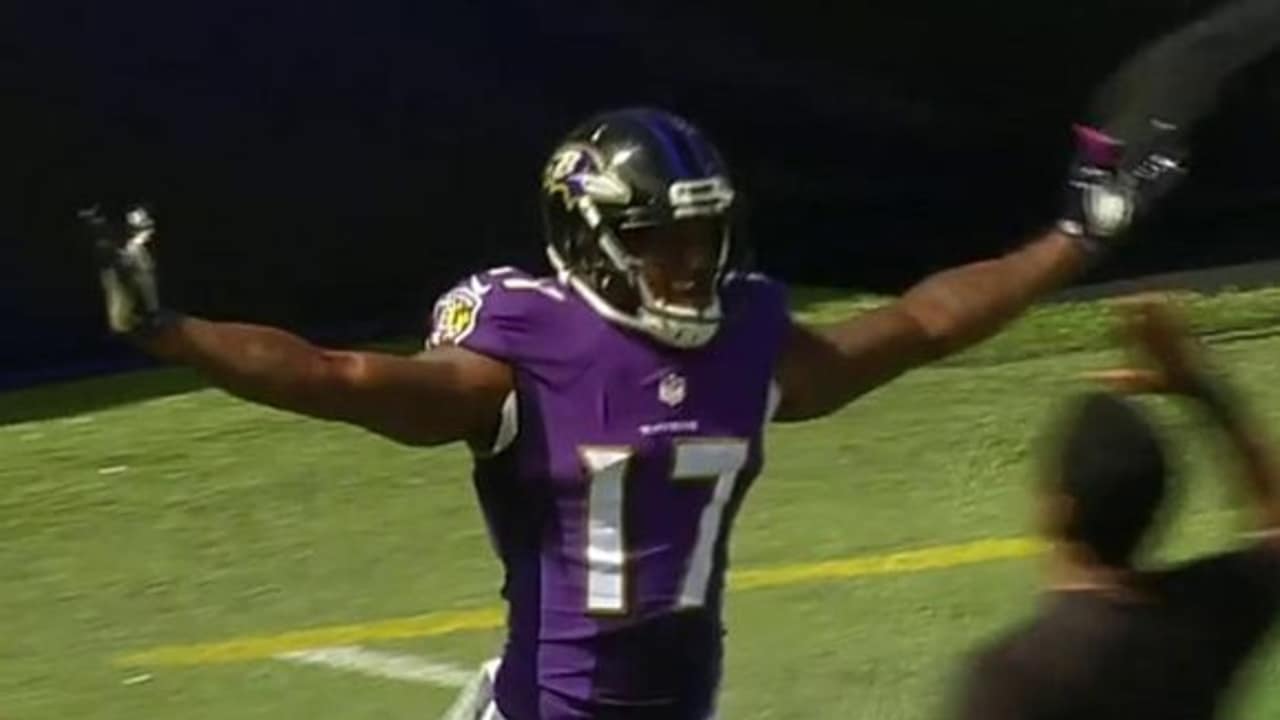 Mike Wallace's 66-Yard TD with a Bonus Stiff Arm!, Bills vs. Ravens