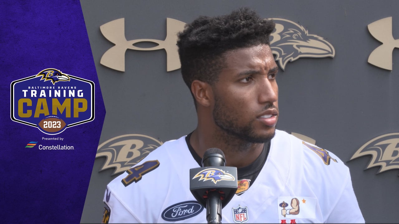 Quarterback Lamar Jackson lasers pinpoint touchdown pass to wide receiver  Odell Beckham Jr. at Baltimore Ravens training camp