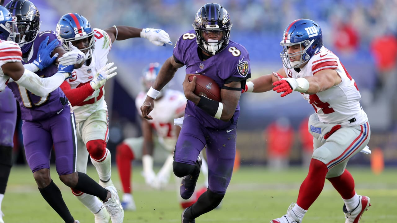 Baltimore Ravens vs. New York Giants, Week 16, December 27, 2020