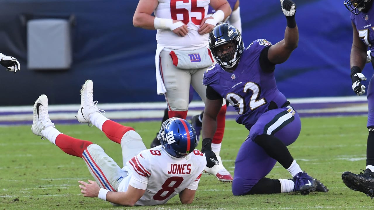 Baltimore Ravens vs. New York Giants, Week 16, December 27, 2020