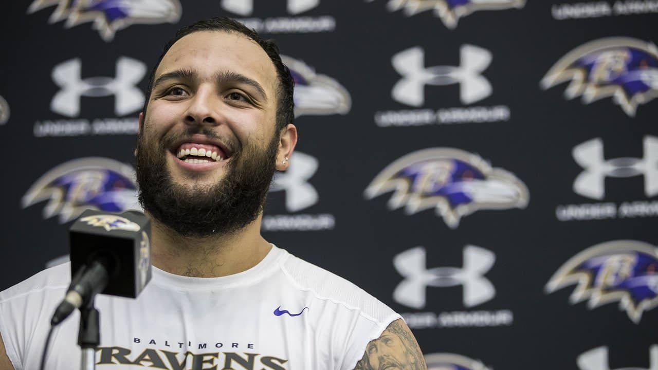 Ravens rookie Nico Siragusa explains why he feels bad for Tony