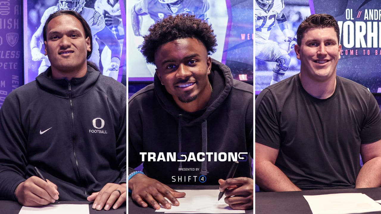 Three Ravens Draft Picks Sign Rookie Contracts BVM Sports