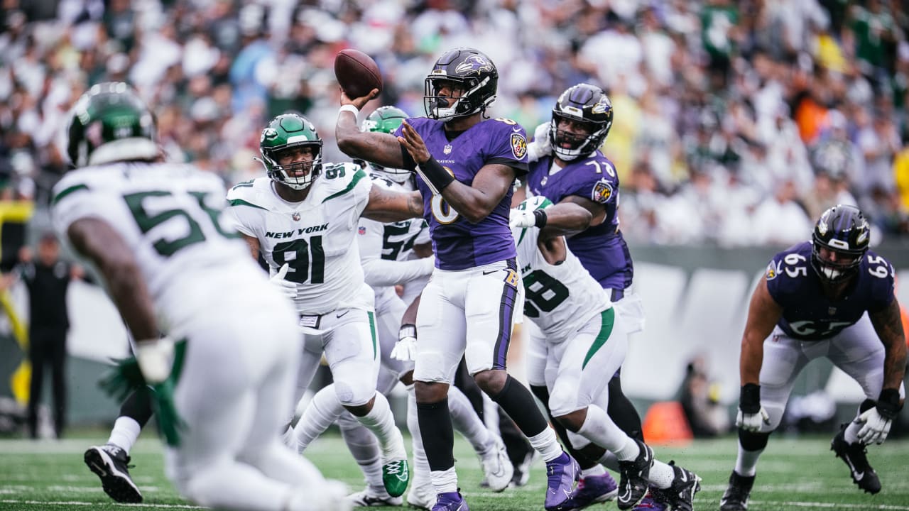 NY Jets photos vs. Baltimore Ravens at MetLife Stadium